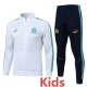 25-26 Marseille White Kids Jacket Tracksuit #E25233(童装)