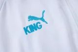 25-26 Marseille White Kids Jacket Tracksuit #E25233(童装)