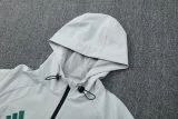 26-27 Algeria Gray Hoodie Jacket Tracksuit