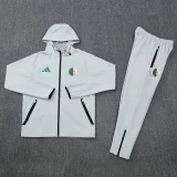 26-27 Algeria Gray Hoodie Jacket Tracksuit