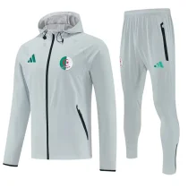 26-27 Algeria Gray Hoodie Jacket Tracksuit