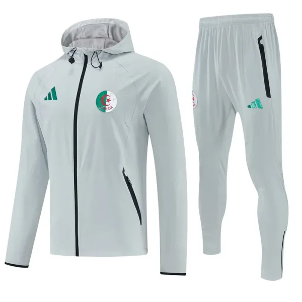 26-27 Algeria Gray Hoodie Jacket Tracksuit