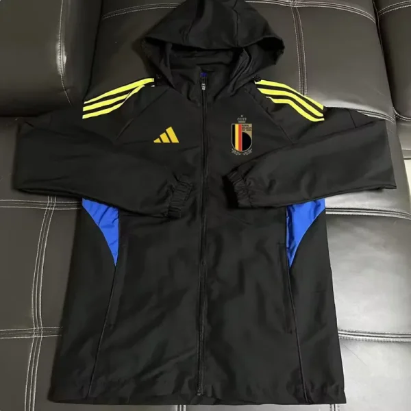 26-27 Belgium Black Windbreaker