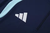 26-27 Argentina Royal blue Half Pull Tracksuit (半拉链)