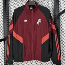 26-27 River Plate Jujube Red Windbreaker