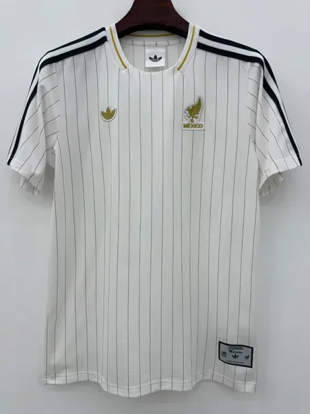 25-26 Mexico White Casual Edition Fans Training shirts
