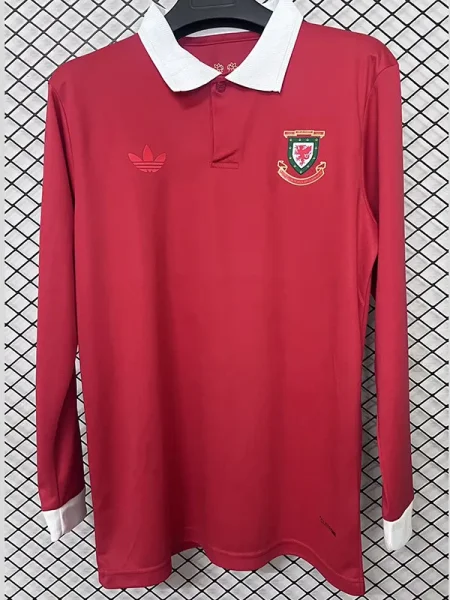 2026 Wales 150th Anniversary Long Sleeve Soccer Jersey (长袖)