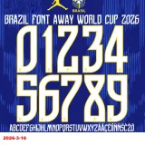 26-27 Brazil Away Long Sleeve Soccer Jersey (长袖)