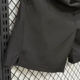 D334 AD Black Casual Short Pants