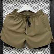 D1105 NK Khaki Casual Short Pants