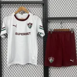 26-27 Fluminense Away Kids Soccer Jersey