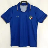1990 Italy Home Retro Soccer Jersey