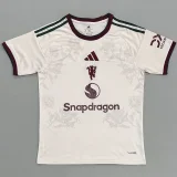 26-27 Man Utd Beige Special Edition Fans Soccer Jersey