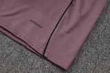 25-26 RMA Gray Purple Kids Half Pull Tracksuit #E25236(童装)(半拉链)