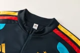 26-27 Spain Royal blue Half Pull Tracksuit #01(半拉链)