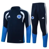 26-27 Cruzeiro Royal blue Half Pull Tracksuit #B26010(半拉链)