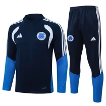 26-27 Cruzeiro Royal blue Half Pull Tracksuit #B26010(半拉链)