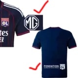 26-27 Lyon Red Fans Soccer Jersey