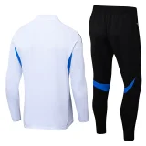 25-26 Man Utd White Half Pull Tracksuit (半拉链)