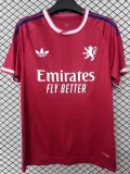26-27 Lyon Red Fans Soccer Jersey