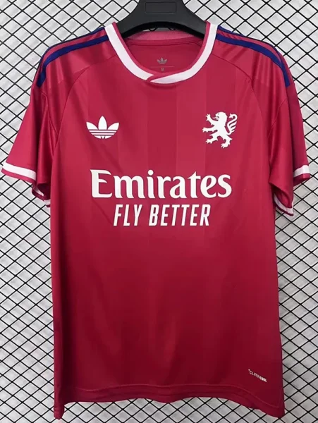 26-27 Lyon Red Fans Soccer Jersey