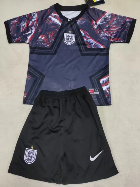 26-27 England Special Edition Goalkeeper Kids Soccer Jersey