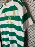 26-27 Celtic Green White 60th Anniversary Fans Soccer Jersey