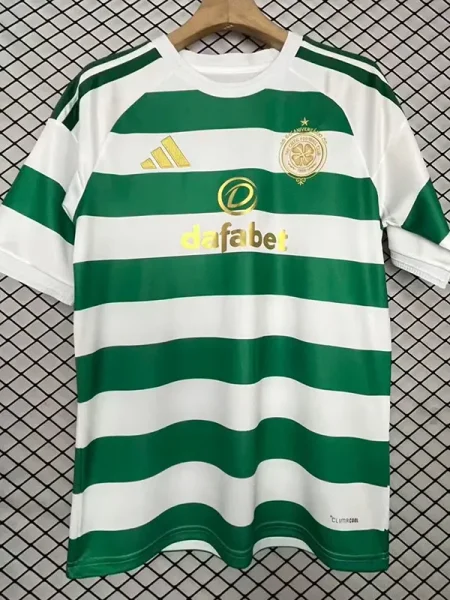 26-27 Celtic Green White 60th Anniversary Fans Soccer Jersey