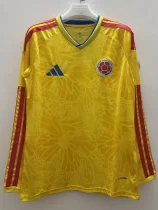 26-27 Colombia Home Long Sleeve Soccer Jersey (长袖)