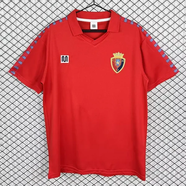 1983 Osasuna Home Retro Soccer Jersey (带章)