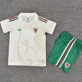 26-27 Wales Away Kids Soccer Jersey