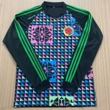 1990 Colombia Goalkeeper Long Sleeve Retro Soccer Jersey (长袖)