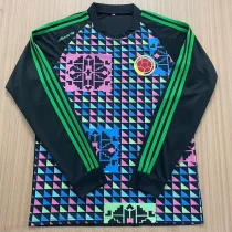 1990 Colombia Goalkeeper Long Sleeve Retro Soccer Jersey (长袖)