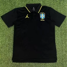 26-27 Brazil Black Polo Short Sleeve