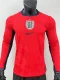 26-27 England Away Long Sleeve Player Version Soccer Jersey (长袖球员)