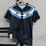 26-27 Argentina Black Blue Training shirts