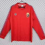1983 Osasuna Home Long Sleeve Retro Soccer Jersey (长袖)
