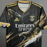 25-26 Benfica Black Yellow Special Edition Fans Soccer Jersey