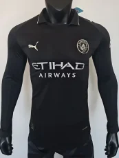 25-26 Man City Away Long Sleeve Player Version Soccer Jersey (长袖球员)