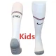 26-27 England Home White Kids Socks (儿童)