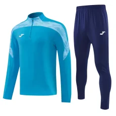 2026 JOM Lake blue Half Pull Tracksuit #815(半拉链)