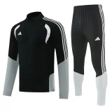 2026 AD Black Half Pull Tracksuit #814(半拉链)