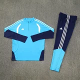 2026 AD Lake blue Half Pull Tracksuit #814(半拉链)
