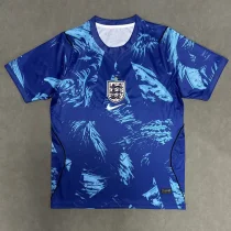26-27 England Blue Goalkeeper Fans Soccer Jersey