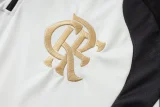 26-27 Flamengo Beige Half Pull Tracksuit #B26021(半拉链)