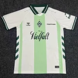 26-27 Werder Bremen White Green Fans Soccer Jersey