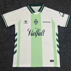 26-27 Werder Bremen White Green Fans Soccer Jersey