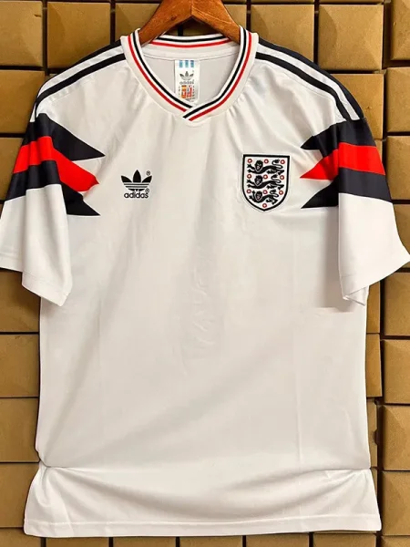 1990 England Retro Special Edition Soccer Jersey