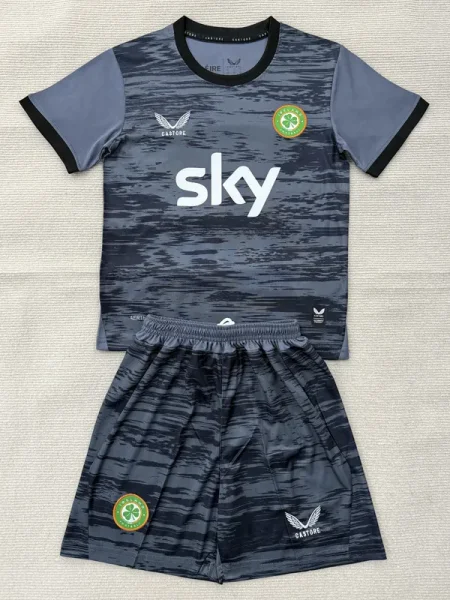 26-27 Ireland Gray Goalkeeper Kids Soccer Jersey