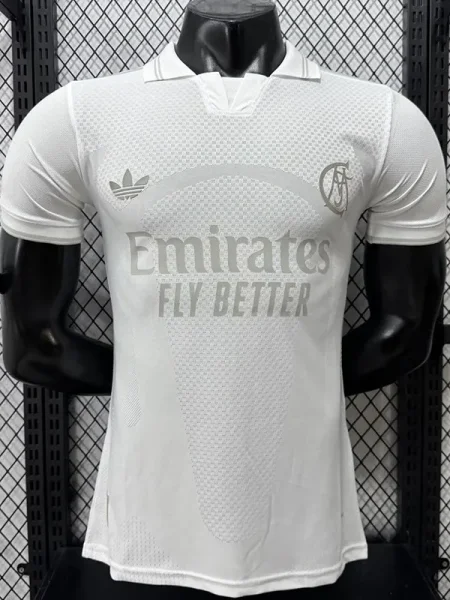 25-26 RMA White 125th Anniversary Player Version Soccer Jersey